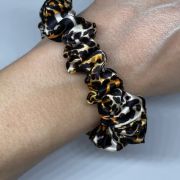 LEOPARD Orange gumička Midi