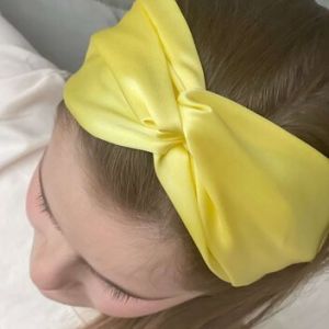 Čelenka pre dospelých - Čelenka turbanik banánovožltý