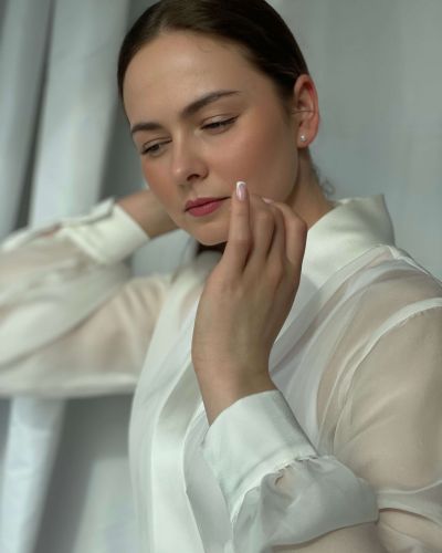 Luxusný svadobný župan biely krátky