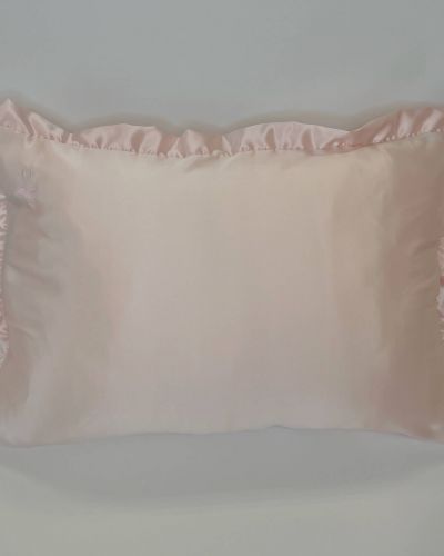 SILVER COLLECTION – Obliečka na vankúš s volánom – Real Pink